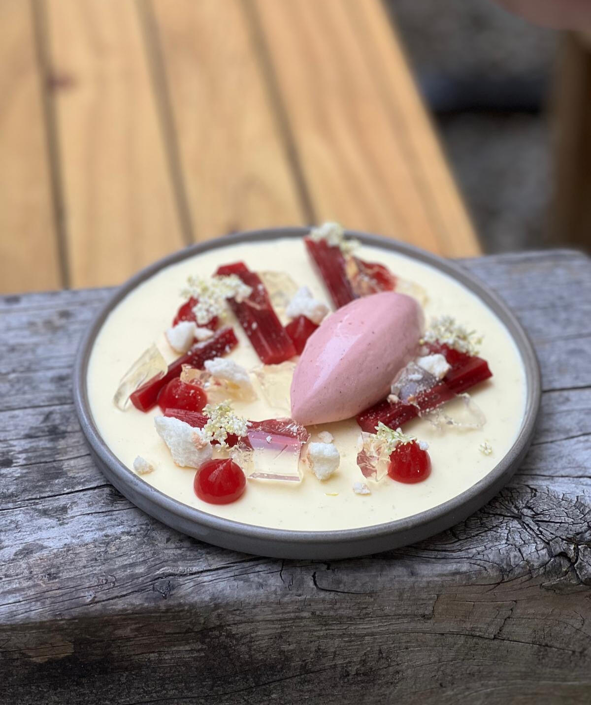 Dessert dessert made by culina - private chefs wanaka